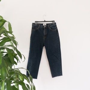 Zara TRF Mom Jeans - Dark Blue